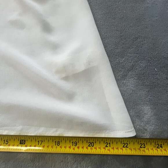 Aritzia Wilfred 100% Silk Ivory Sleeveless Tank Top - Picture 9 of 9